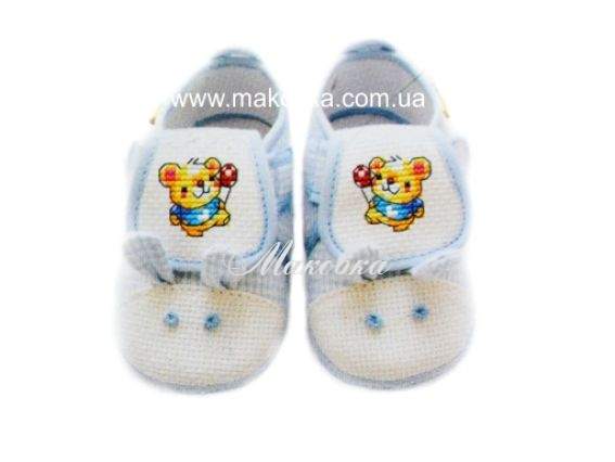 Набор для вышивания пинеток Dome 91204, Медвежонок голубые