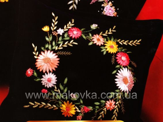 Вышивка подушки лентами Золотой век, А-0003, Dome Вышивка подушки лентами Золотой век, А-0003, Dome