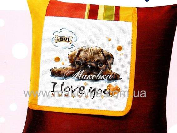 Вышивка подушки Шарпей S-3222, Dome (Доме)