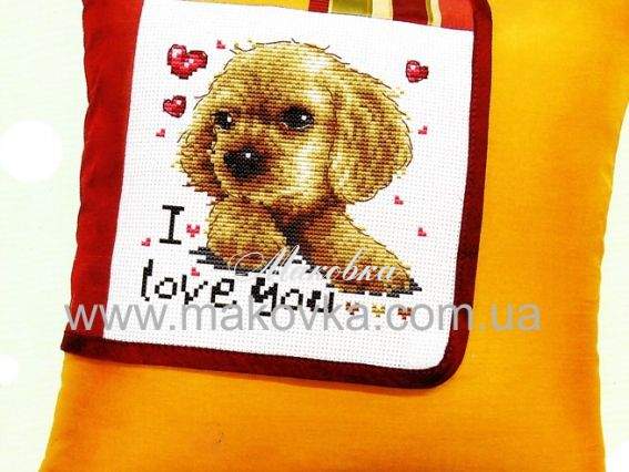 Вышивка подушки Кокер спаниель S-3225, Dome (Доме) Вышивка подушки Кокер спаниель S-3225, Dome (Доме)