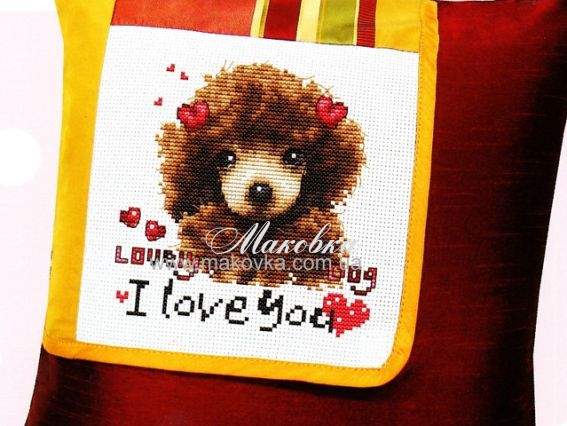 вышивка Подушки Пудель S-3229, Dome (Доме) вышивка Подушки Пудель S-3229, Dome (Доме)