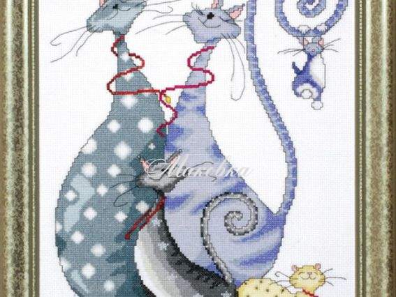 dw2490 Cat Pack Куча котов Design Works, набор для вышивания dw2490 Cat Pack Куча котов Design Works, набор для вышивания