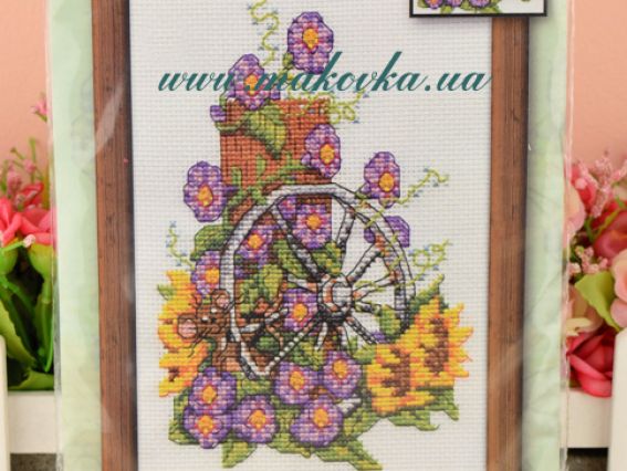 Набір для вишивання нитками 2950 Wagon Wheel Mouse (Колесо для мишки) для мишки Design Works , США