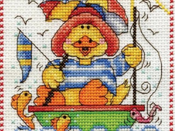 Sailboat Duck Качка на вітрильнику Design Works набір для вишивання dw3218