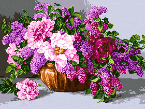 Сирень и пионы G710 GoblenSet Сирень и пионы G710 GoblenSet