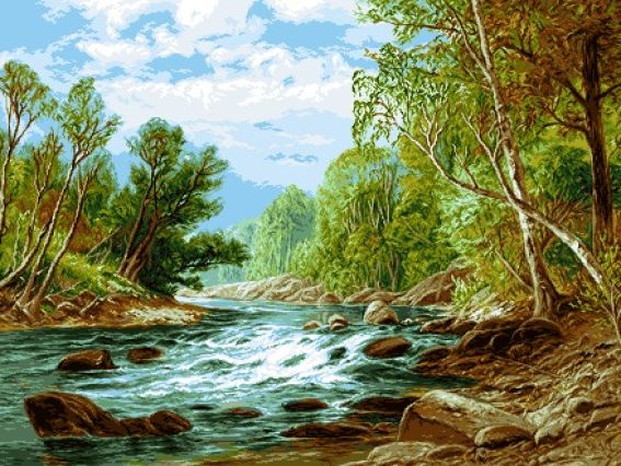 Холодный ручей  G715 GoblenSet Холодный ручей  G715 GoblenSet