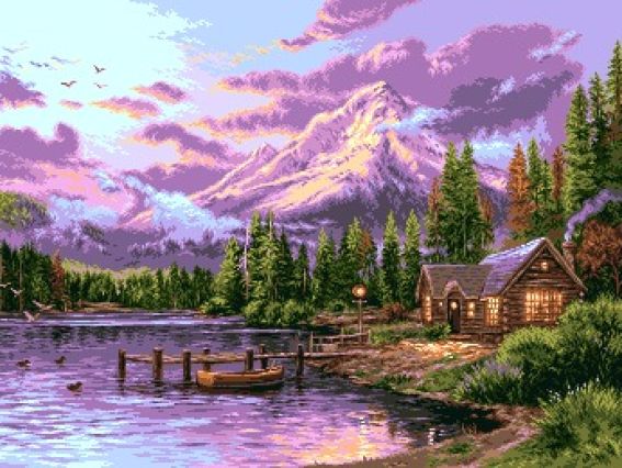 Фиолетовые сумерки G735 GoblenSet Фиолетовые сумерки G735 GoblenSet