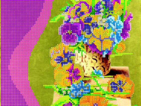 Схема Цветочный аромат АС-032, Абрис Арт Схема Цветочный аромат АС-032, Абрис Арт