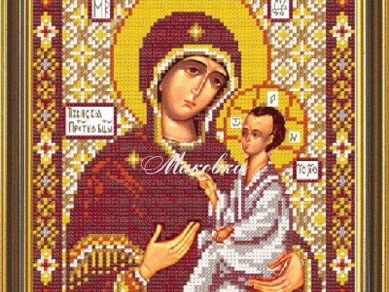 Рисунок на ткани Тихвинская Богородица БИС 9051, Нова Слобода