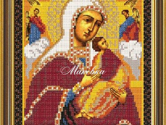 Рисунок на ткани Богородица Страстная, БИС 9057, Нова Слобода