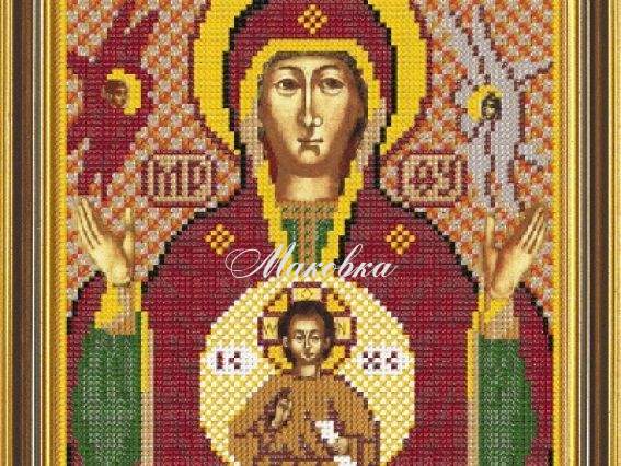 Рисунок на ткани Богородица Знамение БИС 9060, Нова Слобода