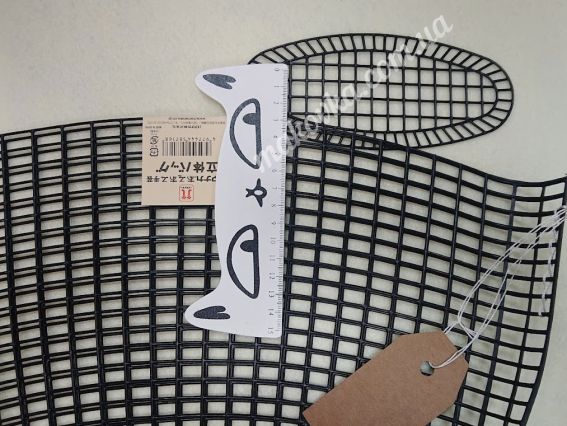 H202-348-2 Hamanaka Канва пластикова (каркас) для сумки 45*28,5 см чорний колір