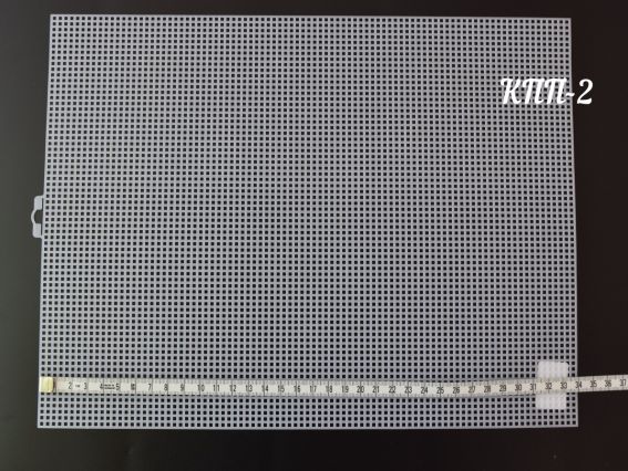 Пластикова канва прямокутна КПП-2, розмір 34x26,4 см, 1 лист
