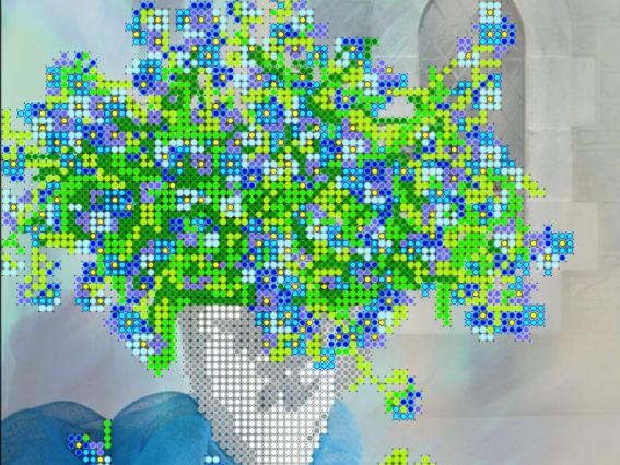 Схема (рисунок) на холсте Маргаритки АС-012, Абрис Арт Схема (рисунок) на холсте Маргаритки АС-012, Абрис Арт