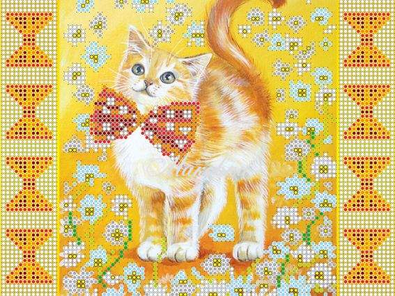 Схема (рисунок) на холсте Солнечный котенок, АС-039, Абрис Арт Схема (рисунок) на холсте Солнечный котенок, АС-039, Абрис Арт