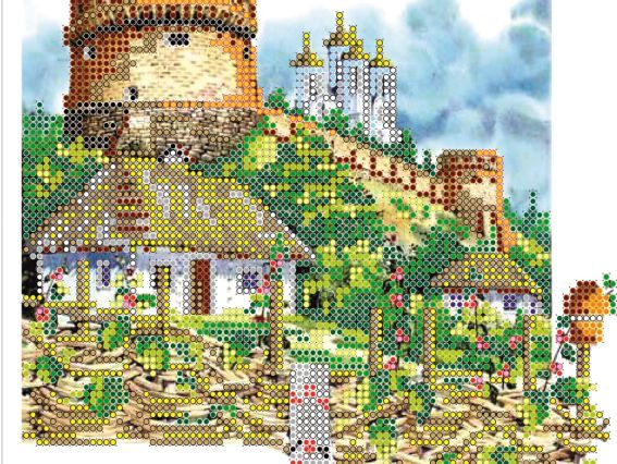 Схема (рисунок) на холсте Народные мотивы, АС-067, Абрис Арт Схема (рисунок) на холсте Народные мотивы, АС-067, Абрис Арт