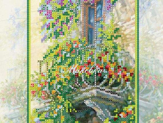 Схема (рисунок) на холсте Балкончик, АС-087, Абрис Арт