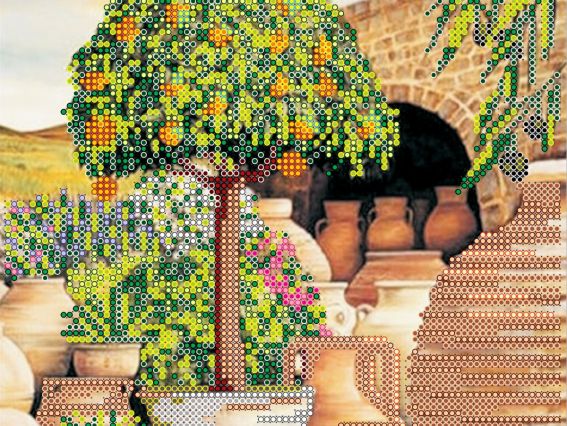 Схема (рисунок) на холсте Мандариновое дерево, АС-407, Абрис Арт Схема (рисунок) на холсте Мандариновое дерево, АС-407, Абрис Арт