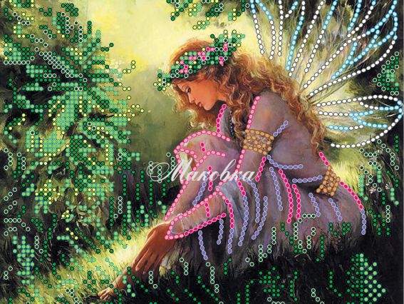 Схема (рисунок) на холсте Дриада, АС-410, Абрис Арт