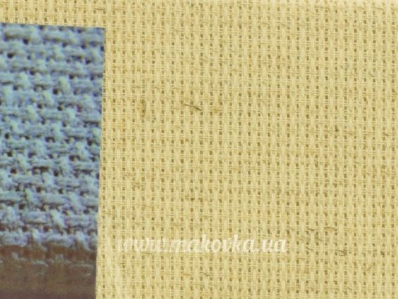 Zweigart 3279/54 Канва Rustico Aida 14 цвет 54 пшеничный (36х49см)  Чарівна мить