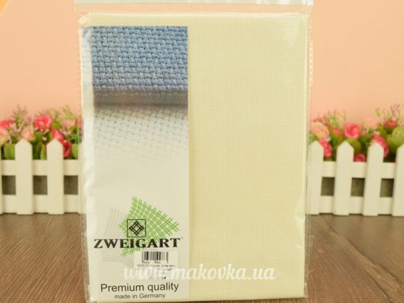 Zweigart 3326/264 Канва Aida extra fine 20ct. колір 264 Св.беж (36х33см)  Чарівна мить