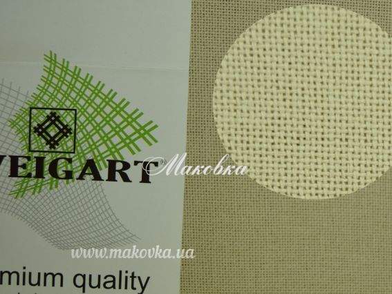Канва Murano-Lugana-Aida 3984 (770 ) 32ct цвет 770 Кремовый, Zweigart отрез 36х46см