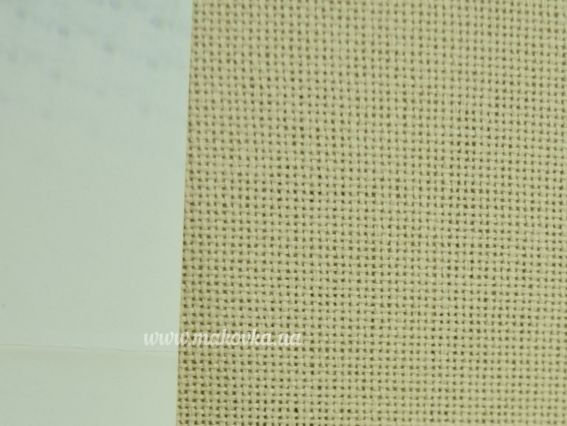 Zweigart 3984/770 Канва Murano- Lugana-Aida. цвет 770 Кремовый (36х46см)  Чарівна мить