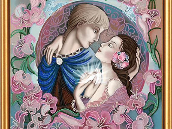 Рисунок на ткани Счастливая пара, 28х28 см, БИСР 3193, Нова Слобода Рисунок на ткани Счастливая пара, 28х28 см, БИСР 3193, Нова Слобода