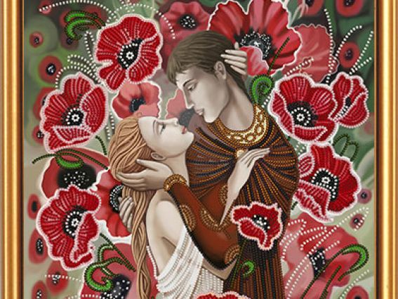 Рисунок на ткани Влюбленная пара, 28х28 см, БИСР 3194, Нова Слобода Рисунок на ткани Влюбленная пара, 28х28 см, БИСР 3194, Нова Слобода