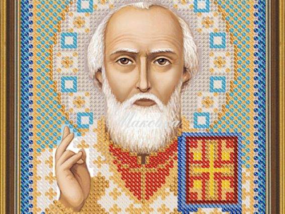 Рисунок на ткани Св. Николай Чудотворец, БИС 5003, Нова Слобода Рисунок на ткани Св. Николай Чудотворец, БИС 5003, Нова Слобода