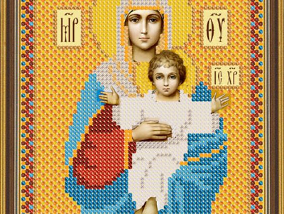 Рисунок на ткани Божия Матерь Леушинская БИС 5006, Нова Слобода Рисунок на ткани Божия Матерь Леушинская БИС 5006, Нова Слобода