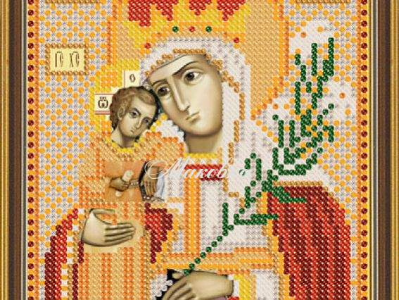 Рисунок на ткани Богородица неувядаемый цвет, БИС 5053, Нова Слобода