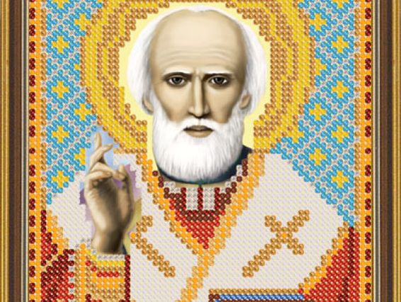 Рисунок на ткани Свт. Николай Чудотворец, БИС 5063, Нова Слобода Рисунок на ткани Свт. Николай Чудотворец, БИС 5063, Нова Слобода