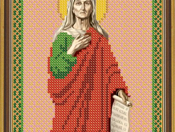 Рисунок на ткани Св. Анна Пророчица, БИС 5105, Нова Слобода Рисунок на ткани Св. Анна Пророчица, БИС 5105, Нова Слобода