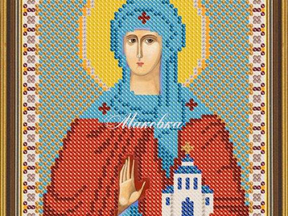 Рисунок на ткани Св. Прп. Ангелина, БИС 5107, Нова Слобода