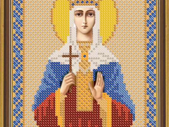 Рисунок на ткани Св. Мц.Людмила, БИС 5131, Нова Слобода Рисунок на ткани Св. Мц.Людмила, БИС 5131, Нова Слобода