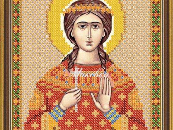 Рисунок на ткани Св. Вмц.Марина (Антиохийская), БИС 5132, Нова Слобода