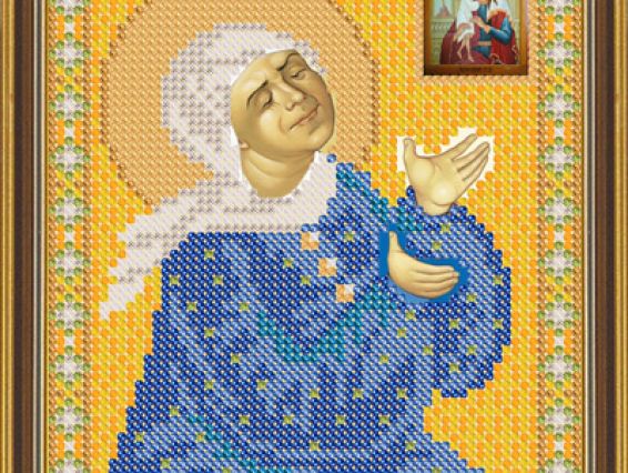 Рисунок на ткани Св. Блаженная Матрона Московская БИС 5135, Нова Слобода Рисунок на ткани Св. Блаженная Матрона Московская БИС 5135, Нова Слобода