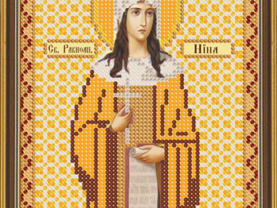 Рисунок на ткани Св. Равноап. Нина, БИС 5138, Нова Слобода Рисунок на ткани Св. Равноап. Нина, БИС 5138, Нова Слобода
