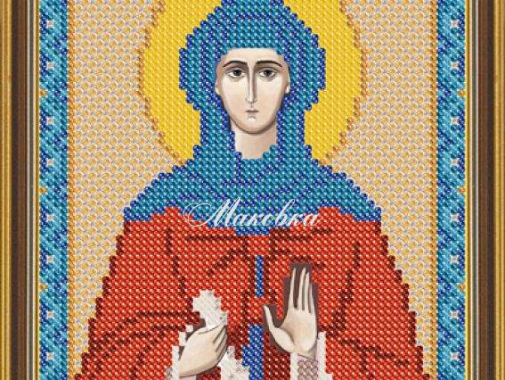 Рисунок на ткани Св. Мц. Аполлинария, БИС 5140, Нова Слобода