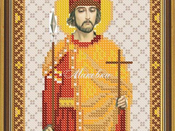 Рисунок на ткани Св. Блгв. Князь Борис, БИС 5158, Нова Слобода