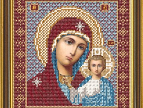 Рисунок на ткани Богородица Казанская БИС 9004, Нова Слобода Рисунок на ткани Богородица Казанская БИС 9004, Нова Слобода