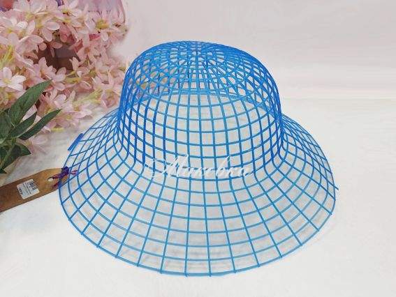 Пластикова канва (каркас) для капелюха KP072 Синя Пластикова канва (каркас) для капелюха KP072 Синя