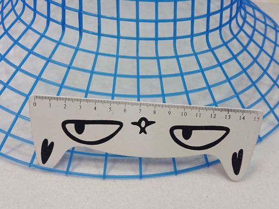 KP072 Капелюх Канва пластикова (каркас) Синій