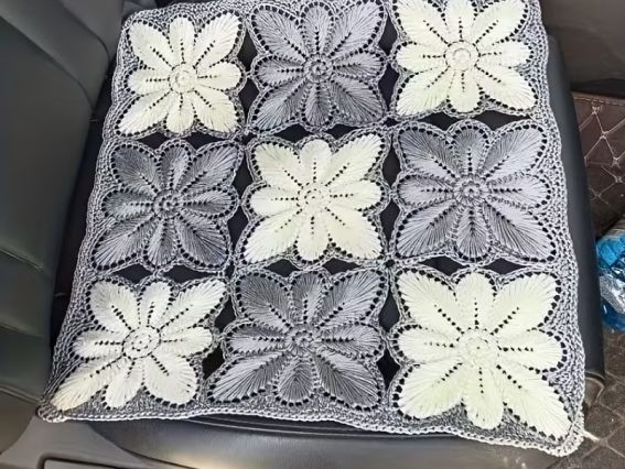 Пластиковая канва, или сетка в форме бабочки или цветка, размер 11*11см