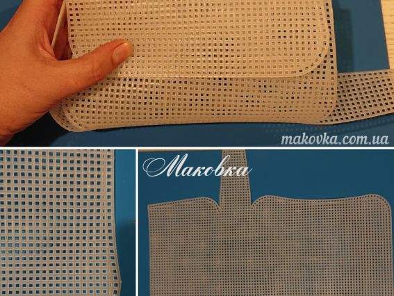 Пластикова канва для сумки КСМ-1, 1шт Пластикова канва для сумки КСМ-1, 1шт