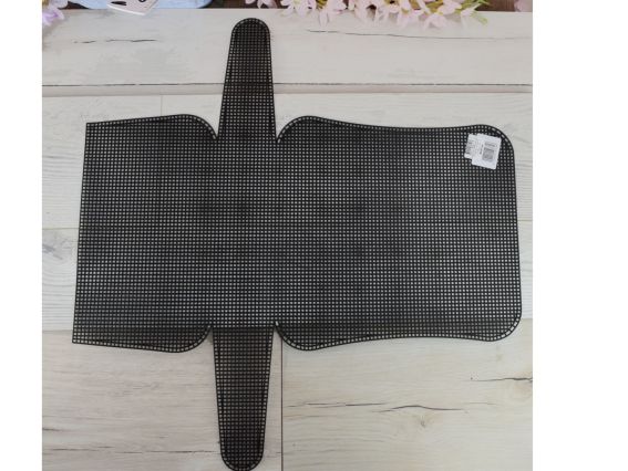 Пластикова канва для сумки Чорна (велика) 50,5х53,5 (27*16) см