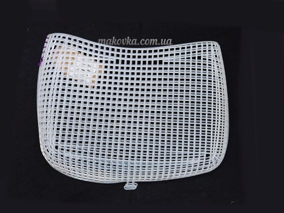 KP010 Канва пластиковая (каркас) для сумки 32х21 см белый цвет