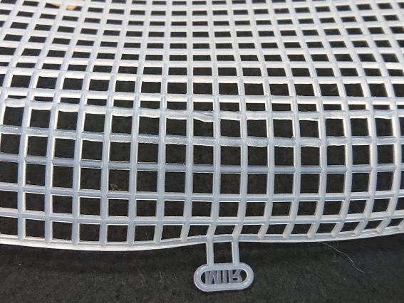 KP010 Канва пластиковая (каркас) для сумки 32х21 см белый цвет