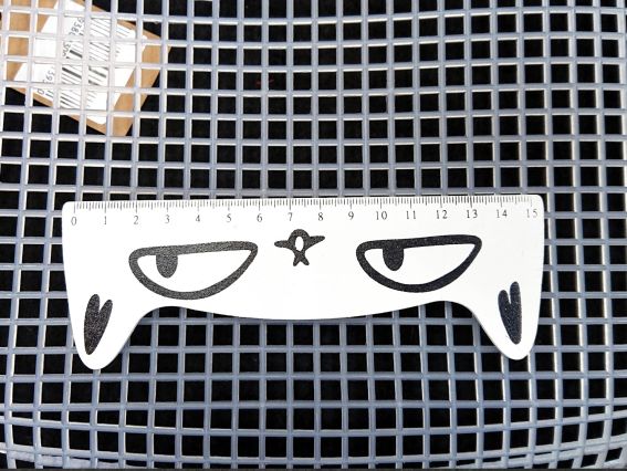 KP010 Канва пластиковая (каркас) для сумки 32х21 см белый цвет